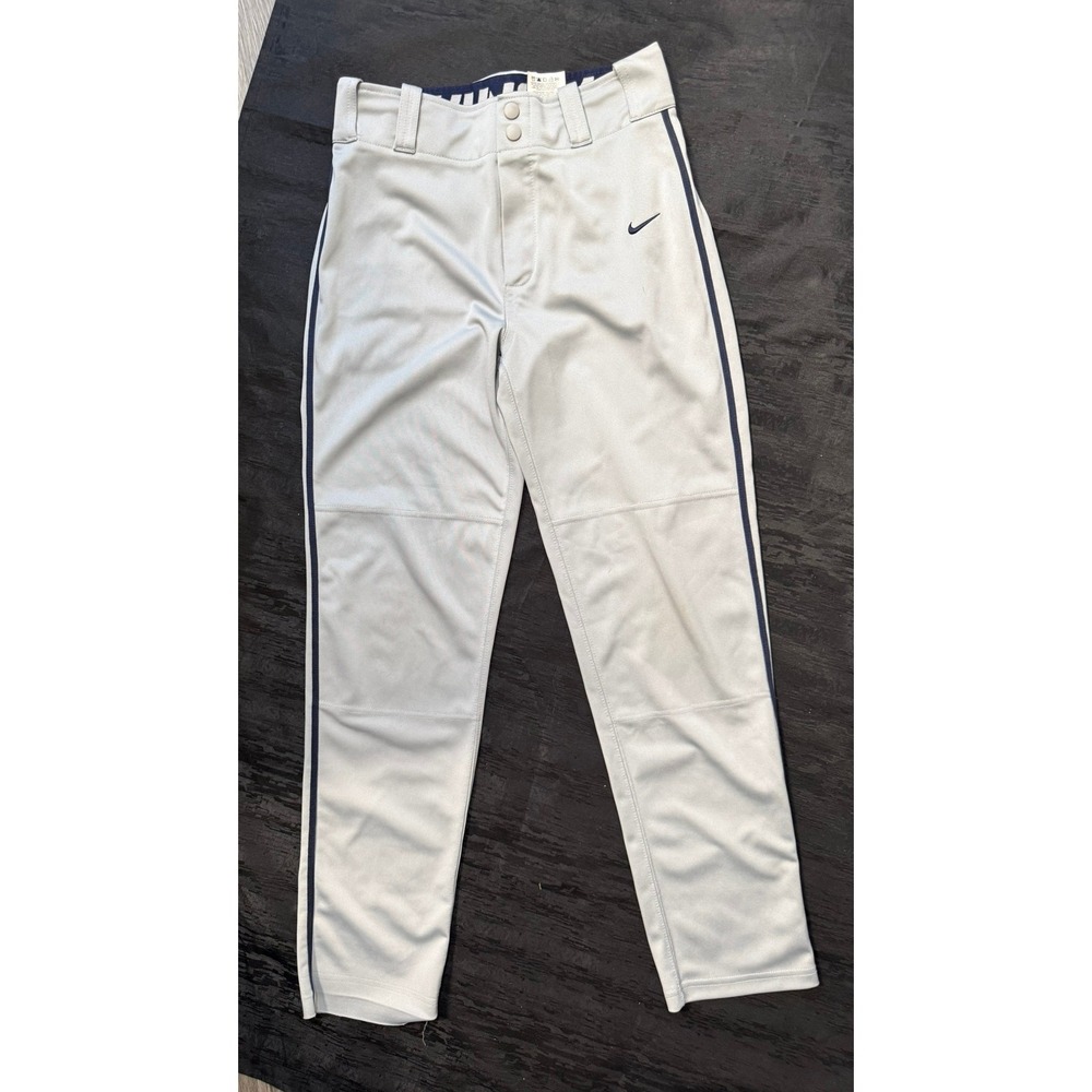 Nike Dri Fit Boys Gray Baseball Pants Size XL (size 18-20) Age 13-14